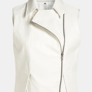 Mural Vegan Leather Vest